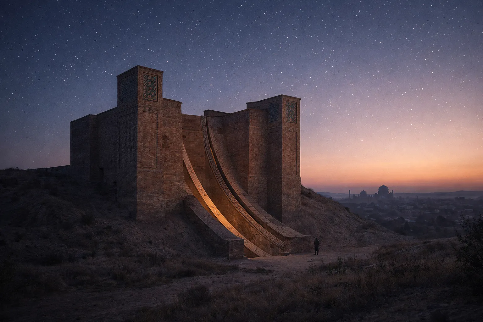 The Ulugh Beg Observatory in Samarkand
