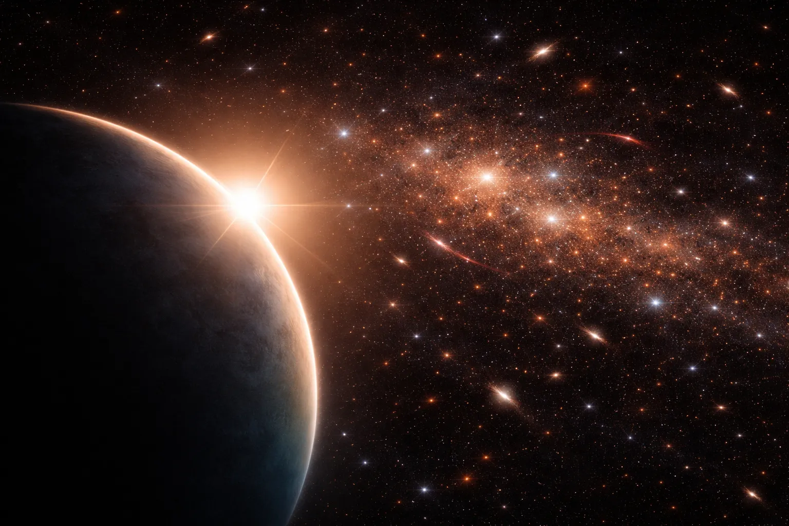 Webb observing a star-forming region, where gas and dust collapse to form new stellar systems.